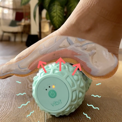 Tragbare vibrierende Massagerolle - Vibit ROLL