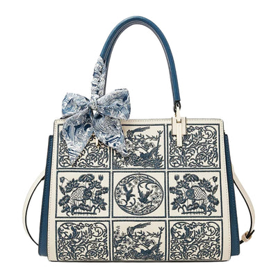 sylvia™ – einzigartige bestickte Umhängetasche mit Taschen