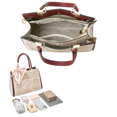 sylvia™ – einzigartige bestickte Umhängetasche mit Taschen