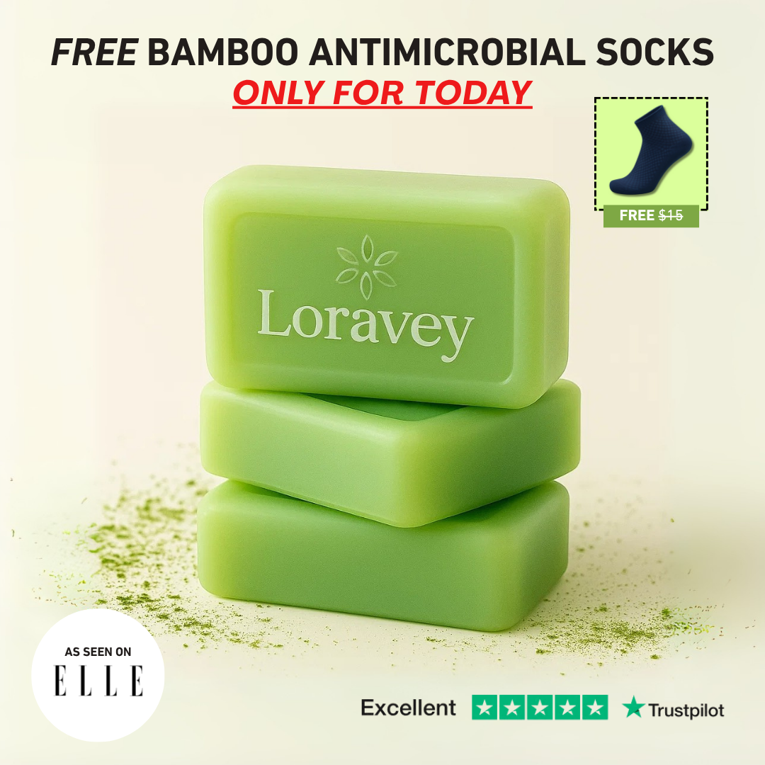 Loravey® Antimykotische Relief-Seifenstück
