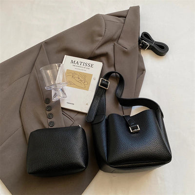 Iris™ – Moderne Skinnlook Bøtteveske