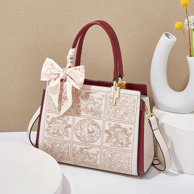 sylvia™ – einzigartige bestickte Umhängetasche mit Taschen