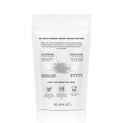 Blissal Peeling-Duschtuch, antibakteriell